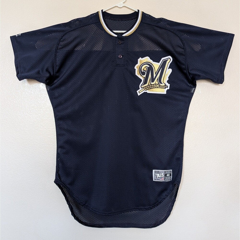 AIS Pro Worn High Desert Mavericks Jersey MiLB Player Signed Milwaukee Brewers